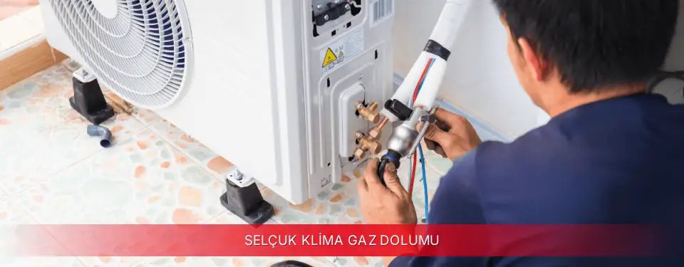 Selçuk İlçemi Mitsubishi Electric Klima Gaz Dolumu